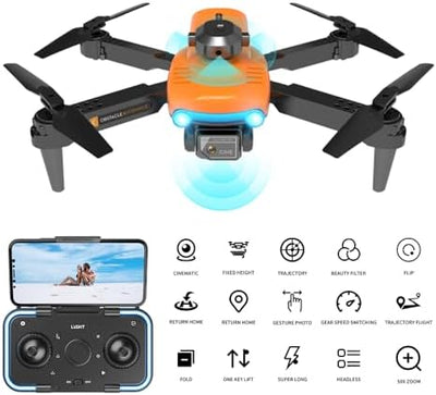 Air Selfie Drone F187 – HD Camera, App Control & Pocket-Sized - FYNXORA