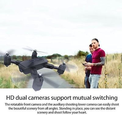 HD Drone Camera P30 – 4K Dual Lens with Optical Flow & Foldable Design - FYNXORA