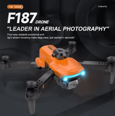 Air Selfie Drone F187 – HD Camera, App Control & Pocket-Sized - FYNXORA