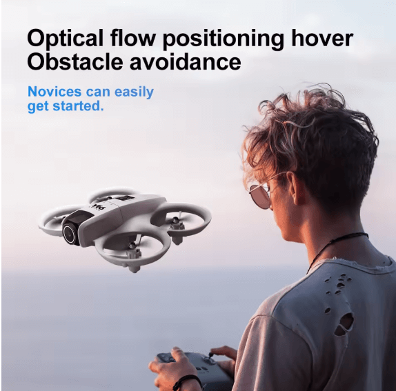 Dual-Camera Optical-Flow Drone with LED Guards – Stable & Beginner-Friendly Quadcopter - FYNXORA