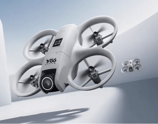 Dual-Camera Optical-Flow Drone with LED Guards – Stable & Beginner-Friendly Quadcopter - FYNXORA