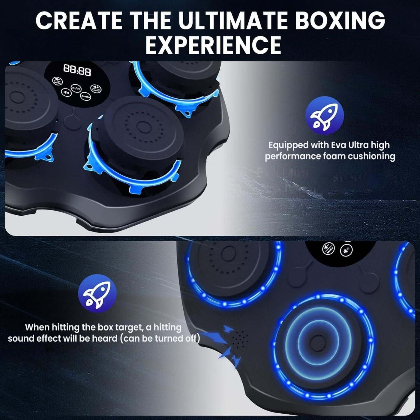 Electronic Musical Boxing Machine - FYNXORA