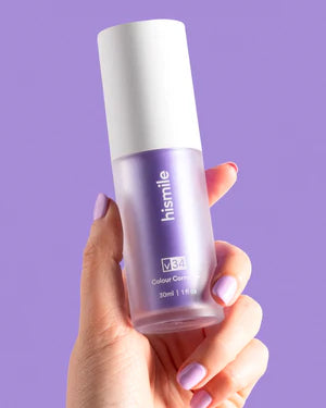 Hismile V34 Teeth Removing Deep Smoke Stains Gingiva Protection Purple Orthopaedic Toothpaste Colour Corrector(30ml)